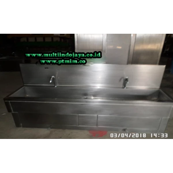  Scrub Sink otomatis sistem Air Panas