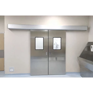 Automatic Hermetic Double Sliding Door Stainless Steel